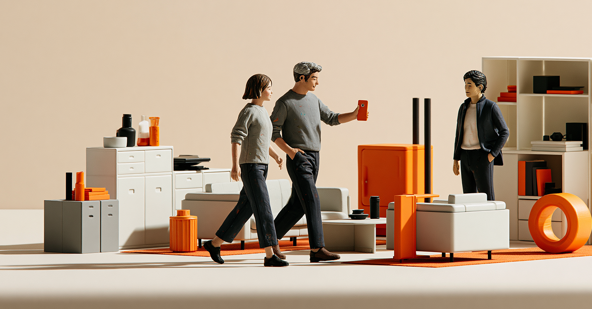 coworkers walking