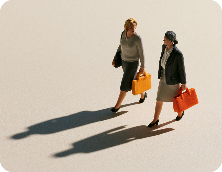 women walking